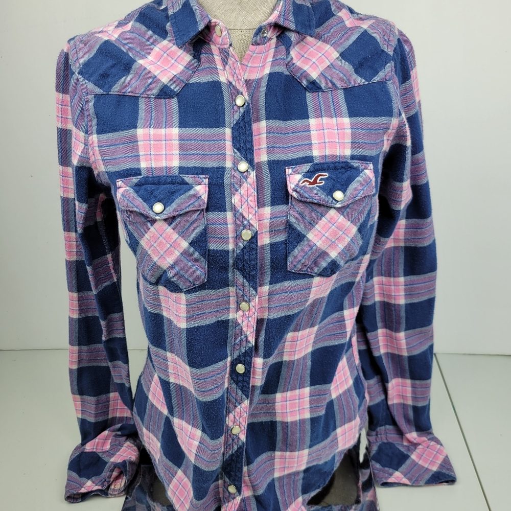 Hollister button down Long sleeve shirt xs